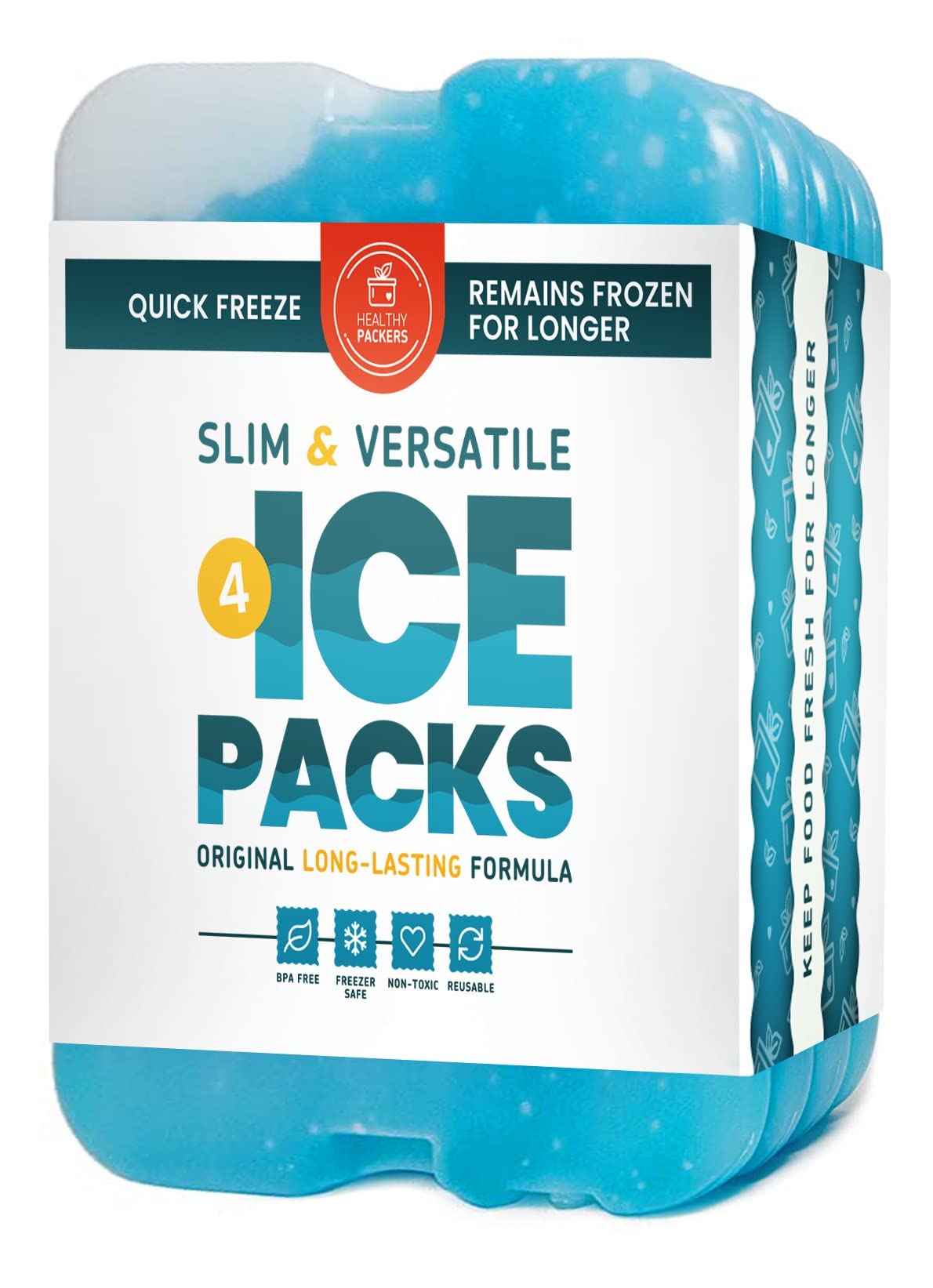 Freezer Blocks Cool Bag Ice Packs Cooler Cubes Portable Car Picnic Lunch Box  | DIY at B&Q
