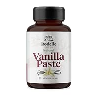 Rodelle All Natural Vanilla Bean Paste, 4oz Jar, Use Like Pure Vanilla Extract