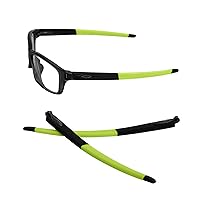 GOHIN Replacement Temples Arms Legs Satin Black For Oakley Crosslink Pitch Glasses - Green