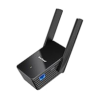 BrosTrend AX1500 WiFi 6 Universal WiFi to Ethernet Adapter with RJ45 Gigabit Port, Dual Band WiFi Bridge for PC, Printer, Smart TV, Blu-Ray Player, Playstation, DVR, etc. Wireless to Wired Convert