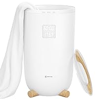 Keenray Towel Warmer for Bathroom, Luxury Towel Warmer Bucket with Timer, LED Display for Time and Temperature, Delay Time Up to 24 Hours, Child Lock, Hot Towel Heater, Gifts for Mom,Dad,Him,Her