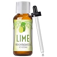 Good Essential – Professional Lime Fragrance Oil 30ml for Diffuser, Candles, Soaps, Lotions, Perfume 1 fl oz