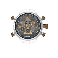 Watx&Colors XXL Rock Mens Analog/Digital Quartz Watch with Rubber Bracelet RWA2818