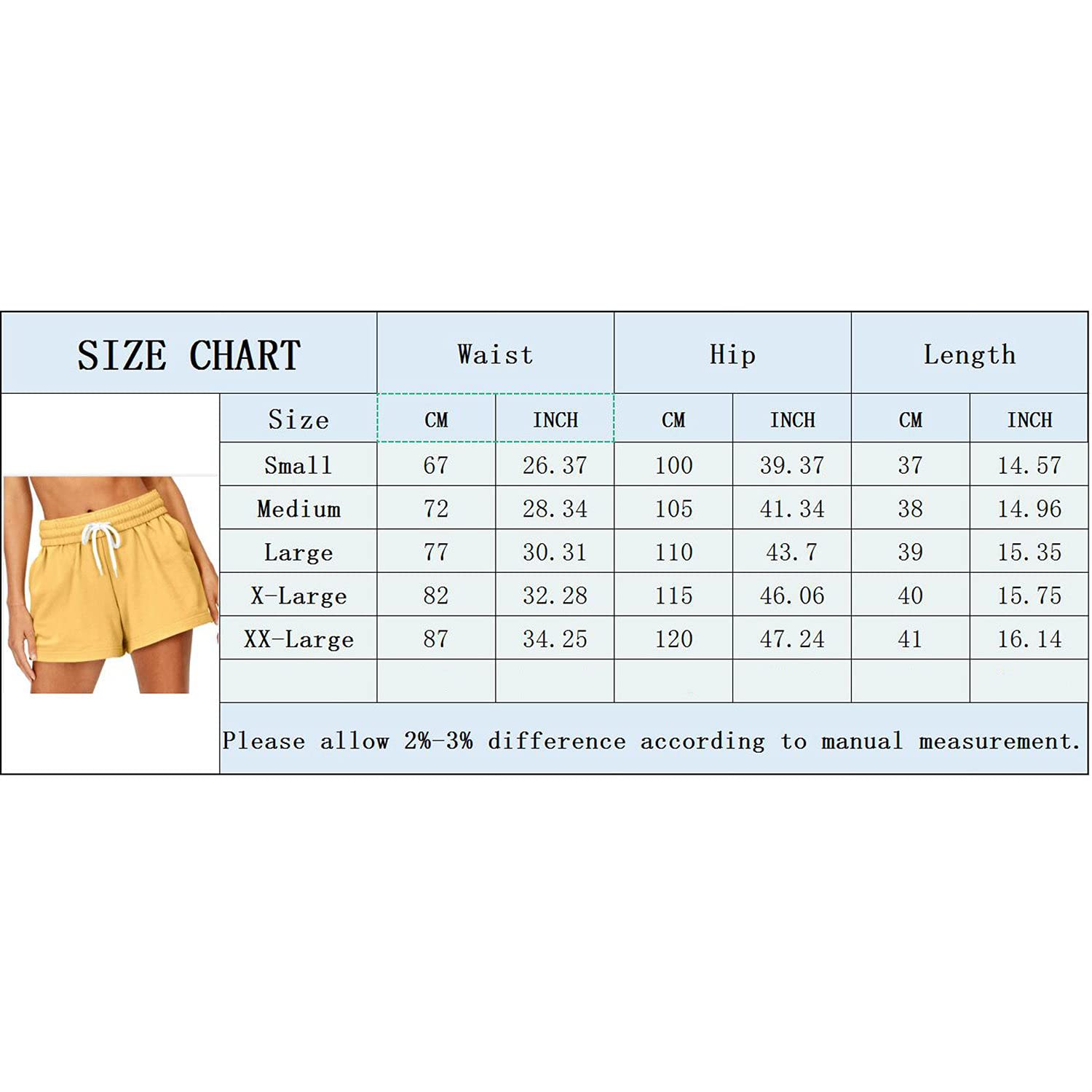 Women's Drawstring Shorts Elastic Waist Comfy Lounge Short Solid Color High Rise Pocket Workout Comfy Casual Shorts