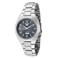 Seiko SNK621K1 SEIKO5 5 Automatic Blue Silver Men's Women's Wristwatch, Bracelet Type