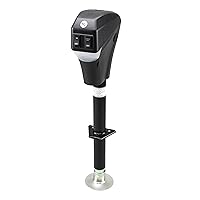 Lippert Power Tongue Jack for A-Frame Travel, Cargo, and Utility Trailers or 5th Wheel RVs - 3,500 lb. Lift Capacity, 18