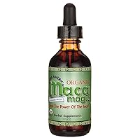 100% Organic Liquid Extract (2oz) Peruvian Premium Grade Maca - Full Spectrum Blend of Black Maca, Red Maca, Purple Maca, and Yellow Maca - Certified Organic - Raw Vegan