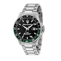 Maserati Men's watch, SFIDA collection, GMT - R8853140005, silver, Bracelet