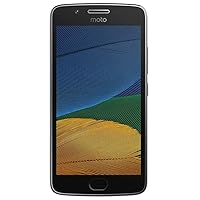 Motorola Moto G5+ Plus 32GB (5th Generation) XT1680 - 5.2in Full HD, Snapdragon 625, Single SIM GSM Factory Unlocked - International Version - No Warranty (Lunar Gray) (Renewed)