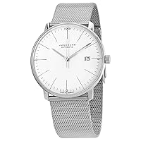 JUNGHANS Max Bill 027/4002.46 Automatic Watch with Sapphire Glass Silver, Bracelet
