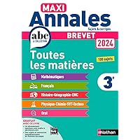 Maxi Annales Brevet 2024 - Corrigé Maxi Annales Brevet 2024 - Corrigé Paperback Kindle