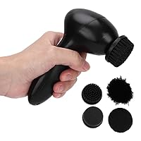 Sansent Electric Shoe Cleaner Brush, Electric Shoe Polisher Brush Shoe Shiner Dust Cleaner Portable USB Leather Cleaner Care Kit for Leather Shoes