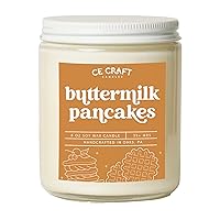 CE Craft Buttermilk Pancakes Scented Candle - Maple Syrup Breakfast Scented Soy Candle, Scented Candles Gifts for Women and Men, Celebration Candle, Birthday Gift for Her, Strong Scented Candle