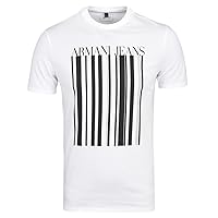 Emporio Armani Men's Regular Fit Jersey Barcode T-Shirt