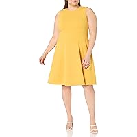 Tommy Hilfiger Women's Plus Size Fit and Flare Dress