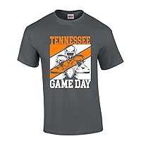 Mens Tennessee Tshirt Tennessee Game Day Football Sports TN Team Color Orange Short Sleeve T-Shirt Graphic Tee