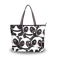 My Daily Women Tote Shoulder Bag Cute Panda Handbag