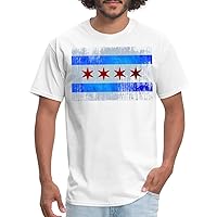 Spreadshirt Chicago Flag Men's T-Shirt