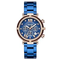 Women's Wristwatch, Ladies Casual Quartz Steel Band Strap Watch Analog Wrist Watch