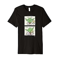 Star Wars Yoda Do or Donut There is No Try Funny Premium T-Shirt