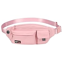 MAXTOP Large Crossbody Fanny Pack Running Travel Belts for Women Men,Water Resistant Belt Bag for Fitness Yoga Jogging Hiking Dog Waliking,Running Accessories Waist Pack Passport Bag Fits All Phones