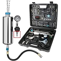 CMTOOL Fuel Injector Cleaner Kit 1000ML 150PSI Fuel Injector Cleaning Kit Non-Dismantle Car Injection System Cleaner Tester Tool Intake Valve Manifold Throttle Body Catalytic Converter Cleaner Machine