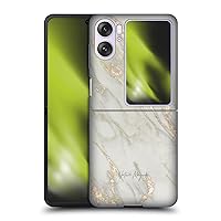 Head Case Designs Officially Licensed Nature Magick Gold Marble Metallics Hard Back Case Compatible with Oppo Find N2 Flip