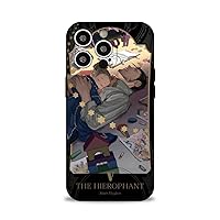 Fullmetal Comics Alchemist 052 Case for iPhone 14 Pro Max Case,Japanese Manga Print Pattern Phone Cases,Silicone Ultra Slim Shockproof Protective Cover for iPhone 14 Pro Max Black