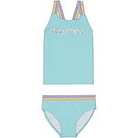Nautica Girls' Two-Piece Bikini Swimsuit Set, UPF 50+ Sun Protection, Quick-Dry Bathing Suit