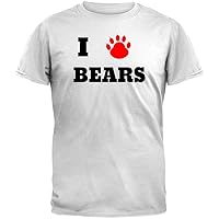 I Love Bears White T-Shirt