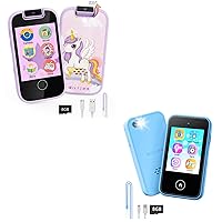 shiningtone Kids Smart Phone Toy for Girls Boys Age 3-8 Year Old, MP3 Music Player, Dual Camera Travel Toys Educational Games, Christmas Toddler Birthday Gifts for 3 4 5 6 7 8 Year Old