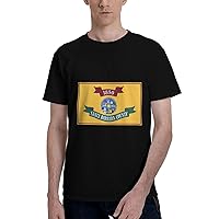 Flag of Santa Barbara County, California Men's Short Sleeve T-Shirts Casual Top Tee
