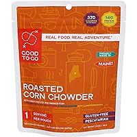Roasted Corn Chowder | Camping Food, Backpacking Food (Single Serving) | Just Add Water Meals, Backpacking Meals | Dehydrated Meals Taste Better Than Freeze Dried Meals