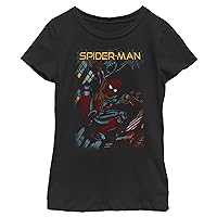 Marvel Girls Spider-Man No Way Home Web Slinging Cover Tee