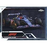 2023 Topps Chrome Formula 1#109 Esteban Ocon F1 CARS Official F1 Racing Card in Raw (NM or Better) Condition