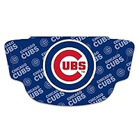 Wincraft MLB Chicago Cubs Unisex Fan Gear Face Mask, Team Colors, One Size
