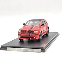 Scale Model Cars for Jeep Grand Cherokee SRT8 Red Resin Car Limited Collection 1/43 Toy Car Model