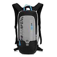 WINDCHASER Cycling Backpack, 10L Bicycle Backpack Waterproof Breathable Bag for Outdoor Travel Hiking Climbing Biking Running Skiing (Grey)