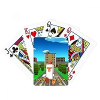 Puzzle Cartoon ChickenGo Pixel Game Poker Playing Cards Tabletop Game Gift