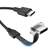USB C Charger Cable, 60W 6ft Type C Charging Cable, Flat 90-Degree C-Port, High-Speed Data Transfer Compatible with Samsung S23/S22/S21, iPhone 15 Pro/Pro Max, MacBook Air/Pro, etc.