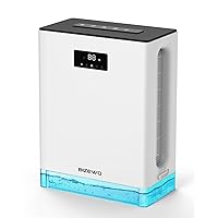 BIZEWO Dehumidifier for Home, 101 oz Water Tank, (950 sq.ft) Dehumidifiers for Basement, Bathroom, Bedroom with Auto Shut Off, Large Room Dehumidifier with 2 Working Mode, Defrost, 7 Colors LED Light
