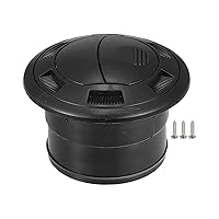Motoforti Universal Dashboard Air Conditioning Outlet Vent Round Air Vent Ventilation Outlet for RV Bus Boat, with Screw, 2.87