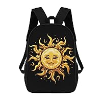Sunny Sun 17 Inch Backpack Adjustable Strap Daypack Laptop Double Shoulder Bag Shoulder Bags for Hiking Travel Work