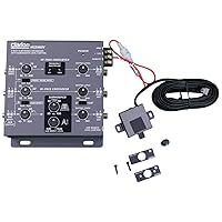 MCD360V 3-Way 6 Channel RCA Inputs Electronic Crossover with Remote Subwoofer Level Control Adjustable Level Output for Front Rear Subwoofer