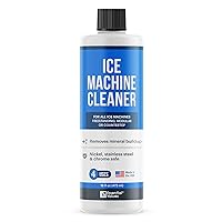 Essential Values Ice Machine Cleaner 16 fl oz, Nickel Safe Descaler | Ice Maker Cleaner Compatible with: Whirlpool 4396808, Manitowac, Ice-O-Matic, Scotsman, Follett & more! - Made in USA
