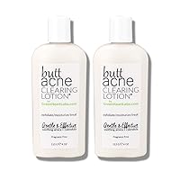 Butt Acne Clearing Lotion (2 pack) for back, buttocks, & thighs - Clears away acne breakouts and reveals new brighter skin
