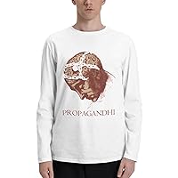 T Shirt Propagandhi Boy's Fashion Round Neck Clothes Classical Long Sleeve Tops White