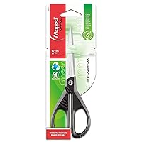 Maped Helix USA Maped Essentials Green Recycled Scissors, Adult, 6.75 Inch, Right & Left Handed (468010)