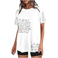 Women 2 Piece Loungewear Sets Letter Print Short Sleeve Crew Neck T Shirt and Bodycon Shorts Lounge Tracksuits Outfits