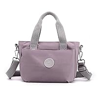 Oichy Nylon Crossbody Bags for Women Small Tote Bags Casual Top Handle Handbag Lightweight Waterproof Shoulder Purse